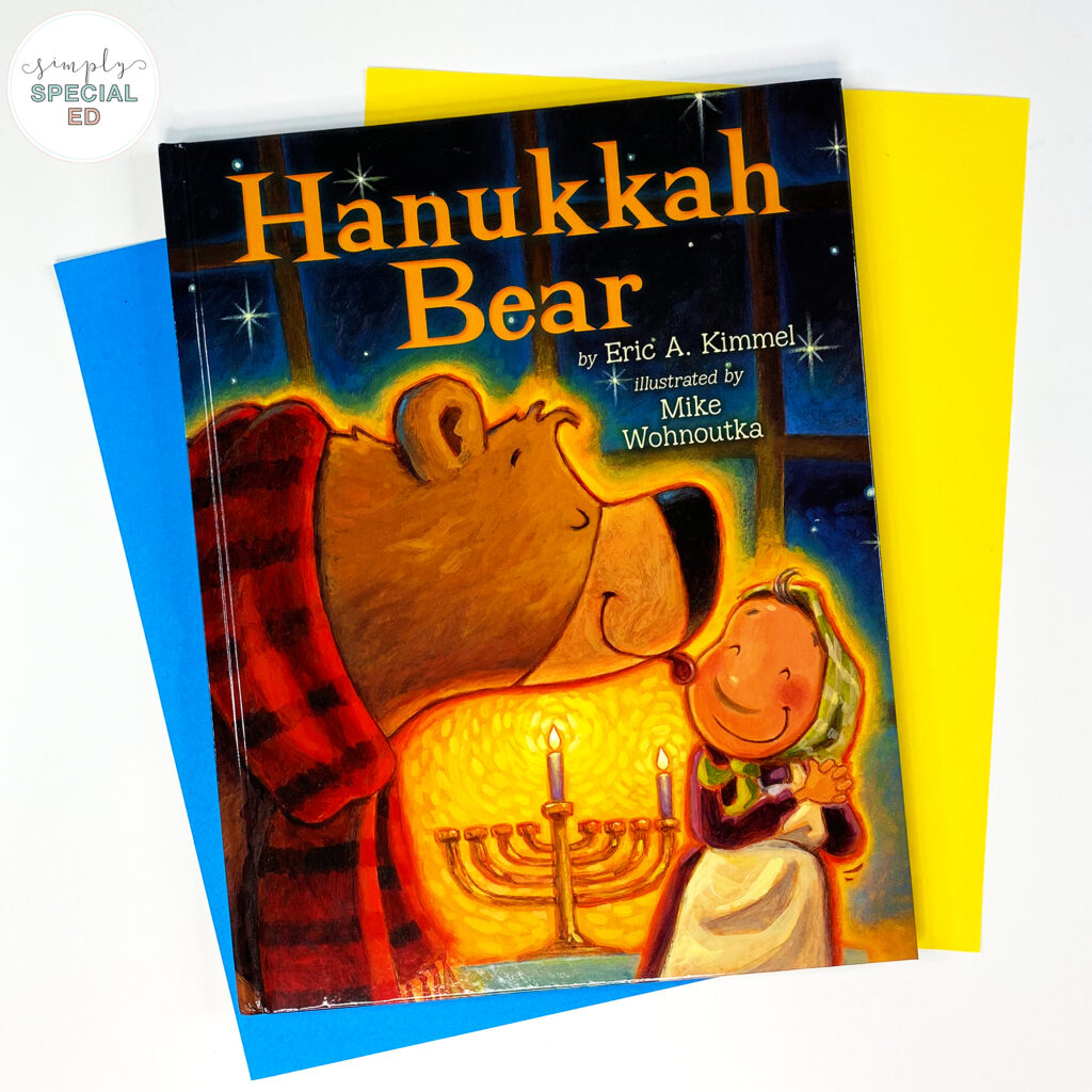 The best Adapted activities for the book Hanukkah bear and cooking latkes in your special education classroom. 