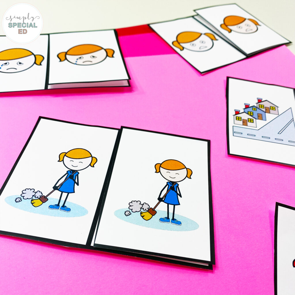 The perfect book activities for Valentine's Day! Ruby Valentine Saves the Day adapted book activities for special education classrooms.