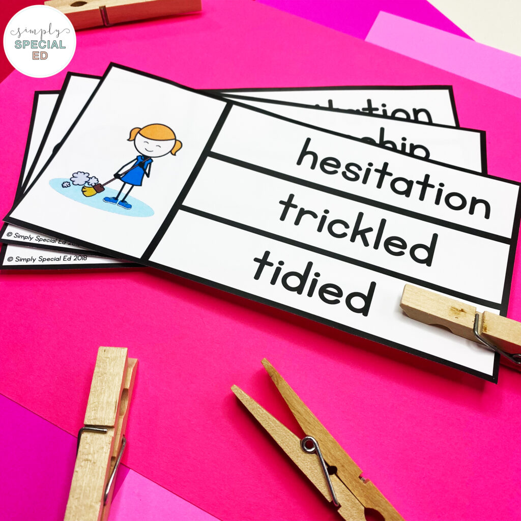 The perfect book activities for Valentine's Day! Ruby Valentine Saves the Day adapted book activities for special education classrooms.