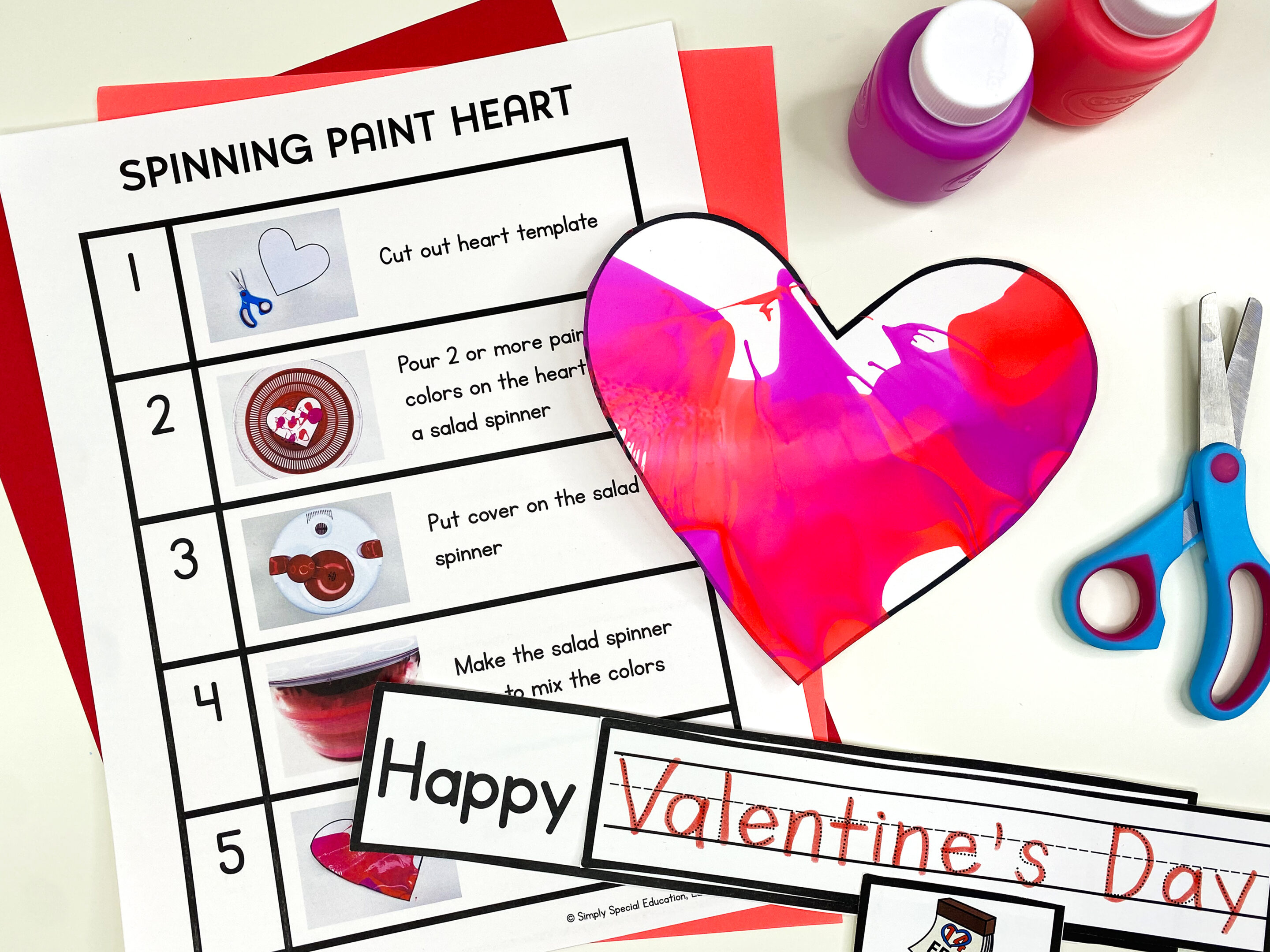 4 Crafts for Valentine's Day - Simply Special Ed, image size:2880x2160