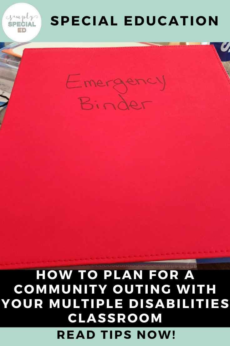 How to plan for a community outing with your multiple disabilities classroom