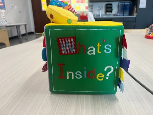 Students love the surprise when they reach in and grab a toy. I work on a lot of language IEP goals with this one.