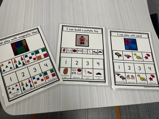 Simply Special Ed. play center visuals