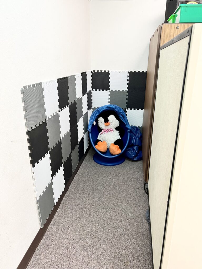 autism classroom calm down corner