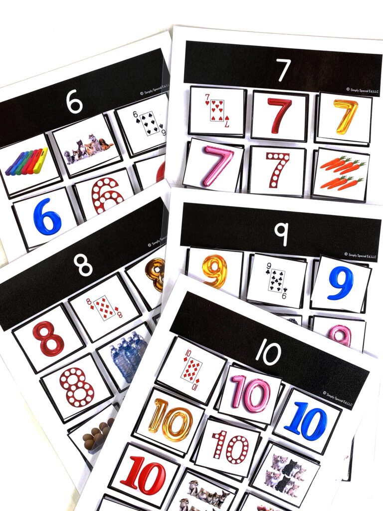 number sort activity