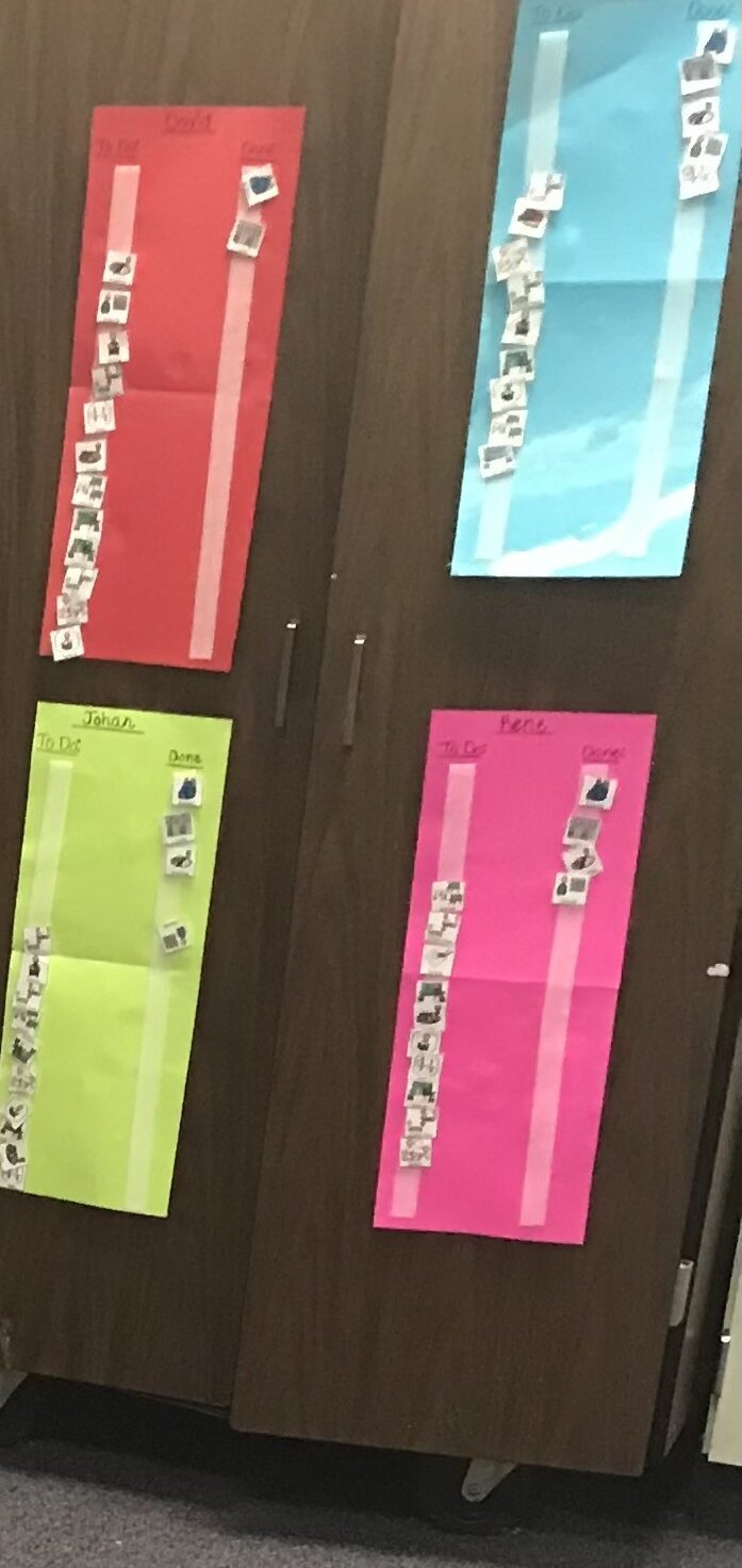 Individual student schedules 