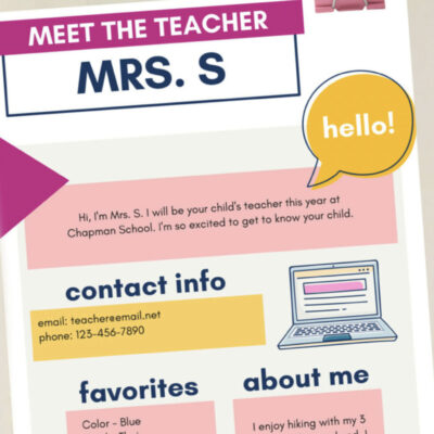 Welcome Letters to OT Families