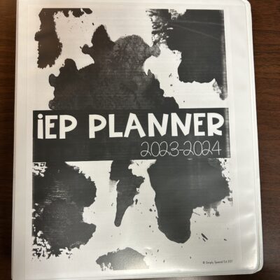 How To Organize Data For IEPs