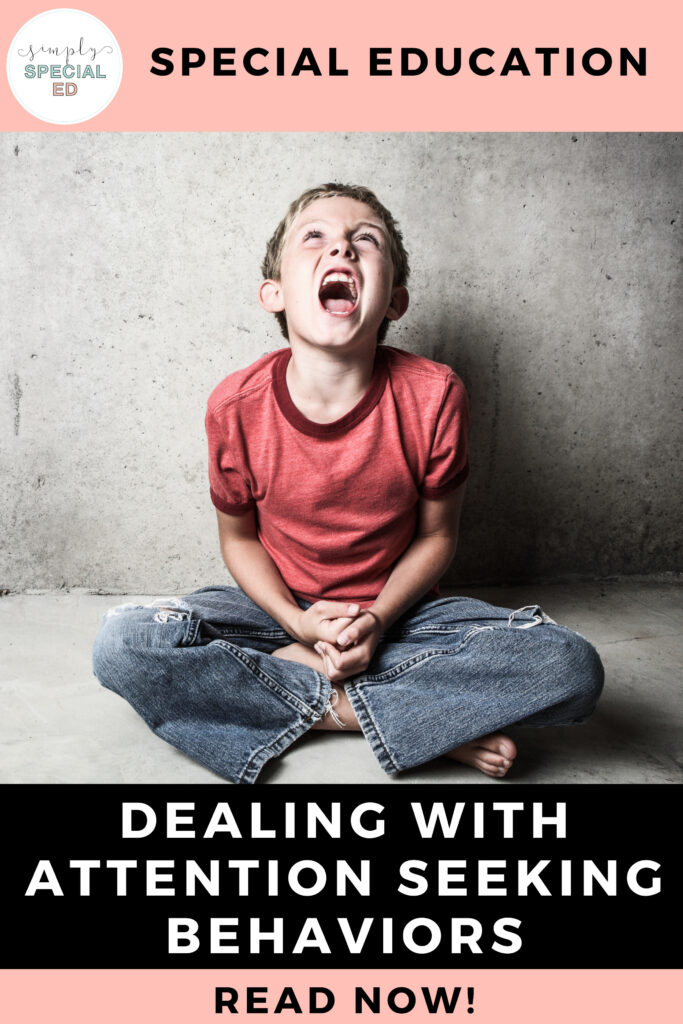 Image of a child sitting on the ground, yelling. Title of article is shown underneath the picture.
