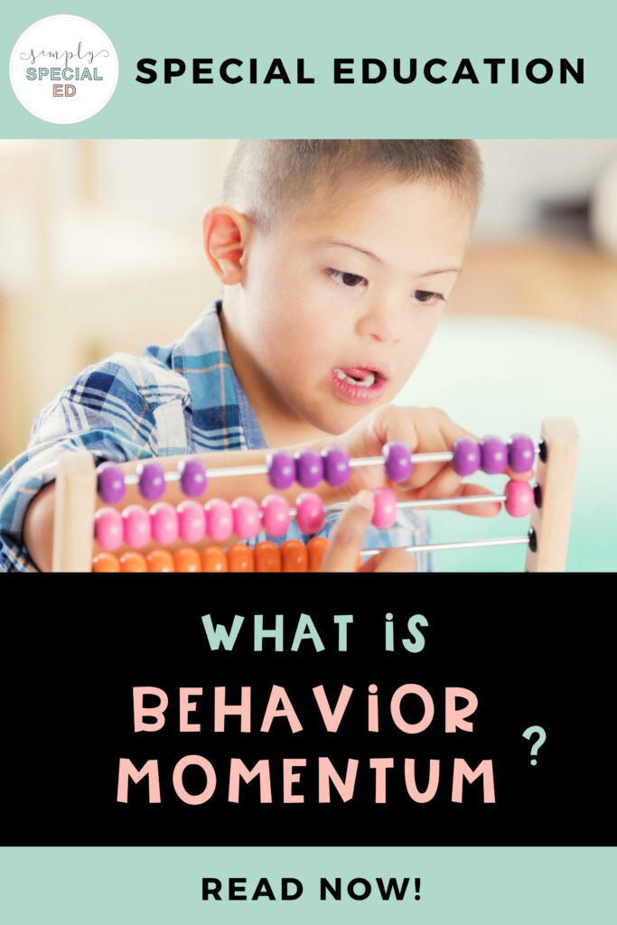 What is Behavior Momentum? Blog Pin