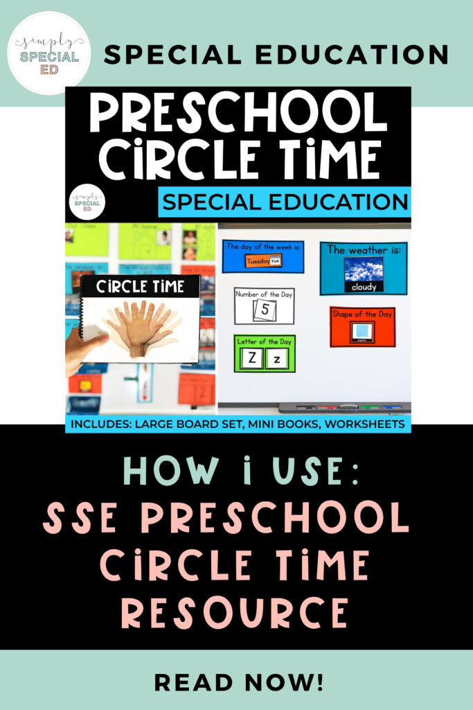 How I use: Preschool Circle Time Resource Blog Pin