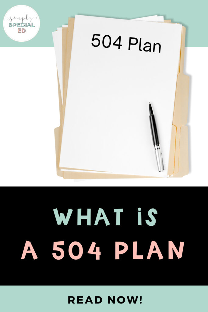 "What is a 504 Plan?" Blog Pin