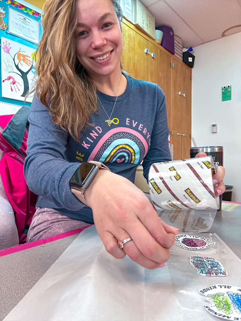 Autism Stickers step 2