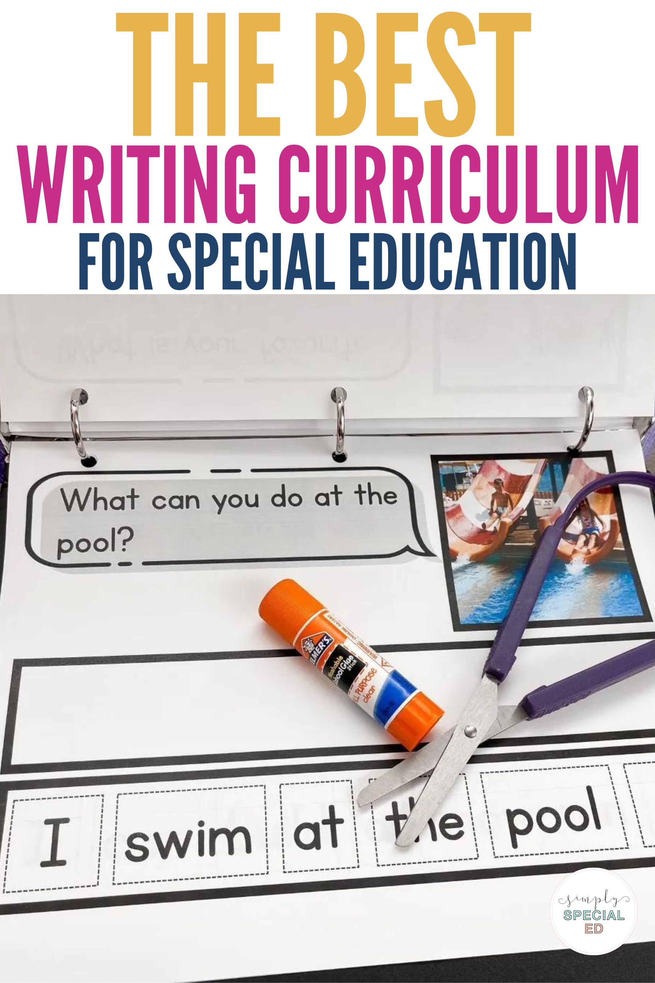 Unlock the power of visual differentiated visual writing journals for special education classrooms and download a free week of prompts.