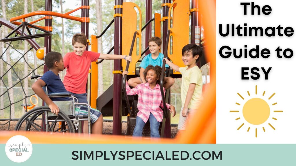 Discover the ultimate guide to Extended School Year (ESY) programs for special education students. Learn about my daily ESY curriculum!