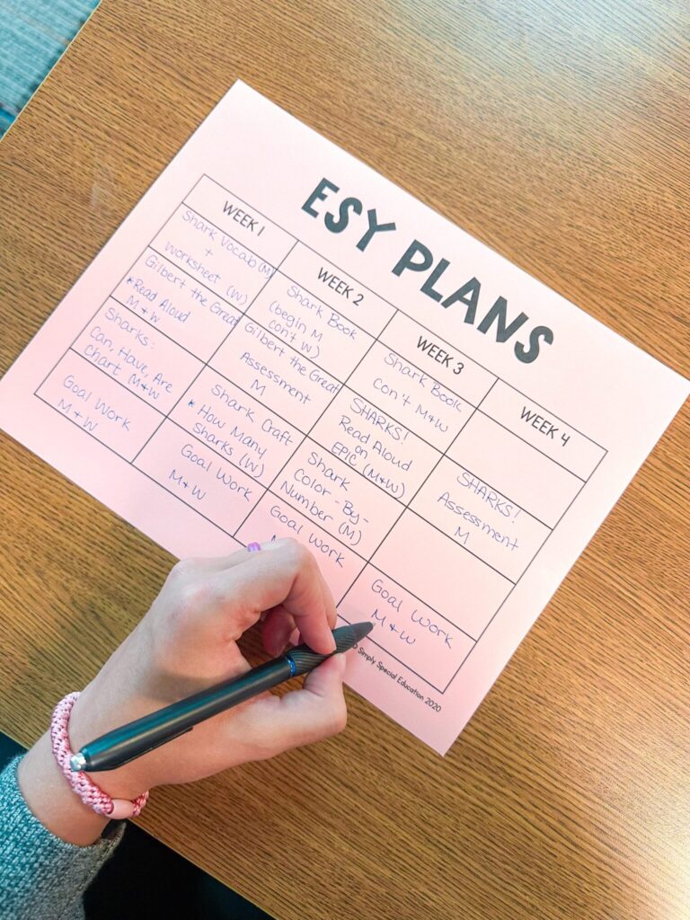 Discover the ultimate guide to Extended School Year (ESY) programs for special education students. Learn about my daily ESY curriculum!