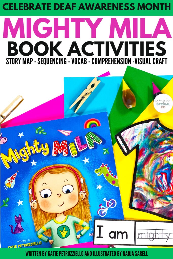 Mighty Mila by Katie Petruzziello is a children’s book about a girl with cochlear implants. Teach inclusivity through this book companion.