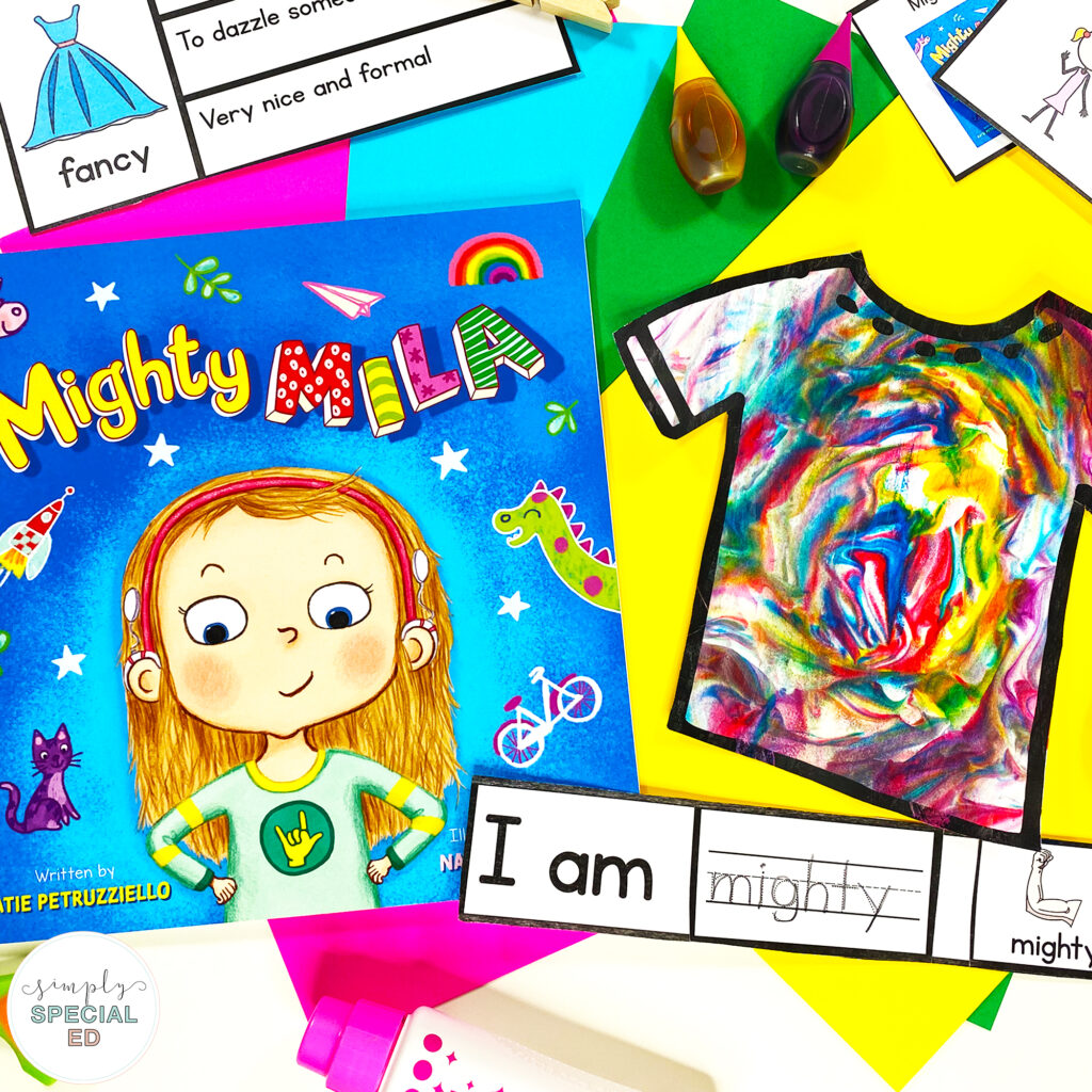 Mighty Mila by Katie Petruzziello is a children’s book about a girl with cochlear implants. Teach inclusivity through this book companion.