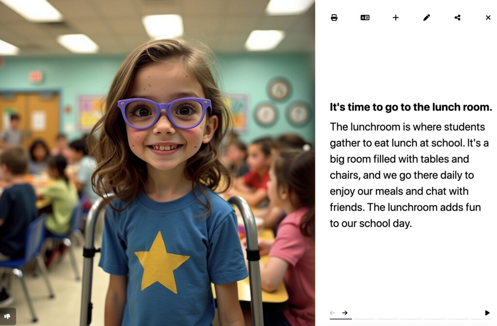 Discover how Ella, an AI powered learning tool, helps special ed teachers create custom visuals, social narratives, and behavior supports.
