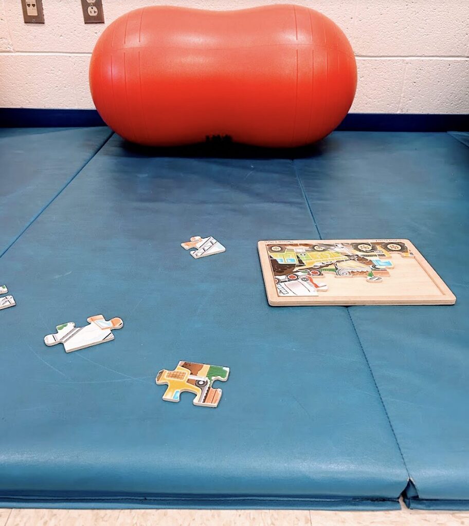 peanut ball and puzzle