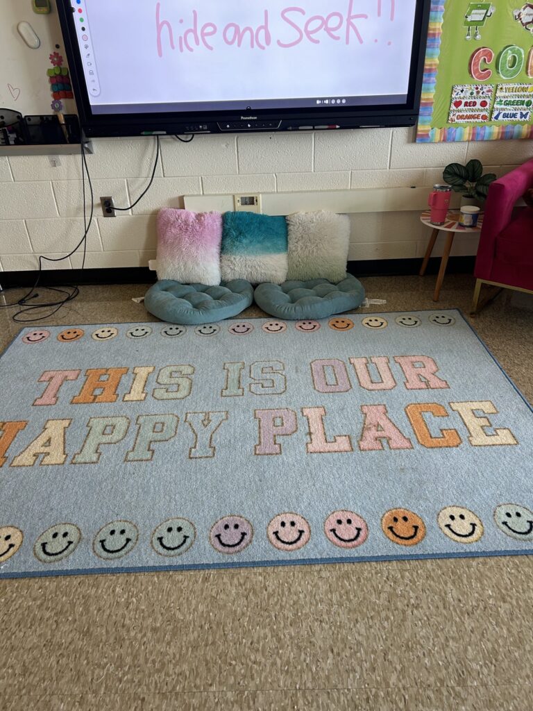 Promethean board with learning area 