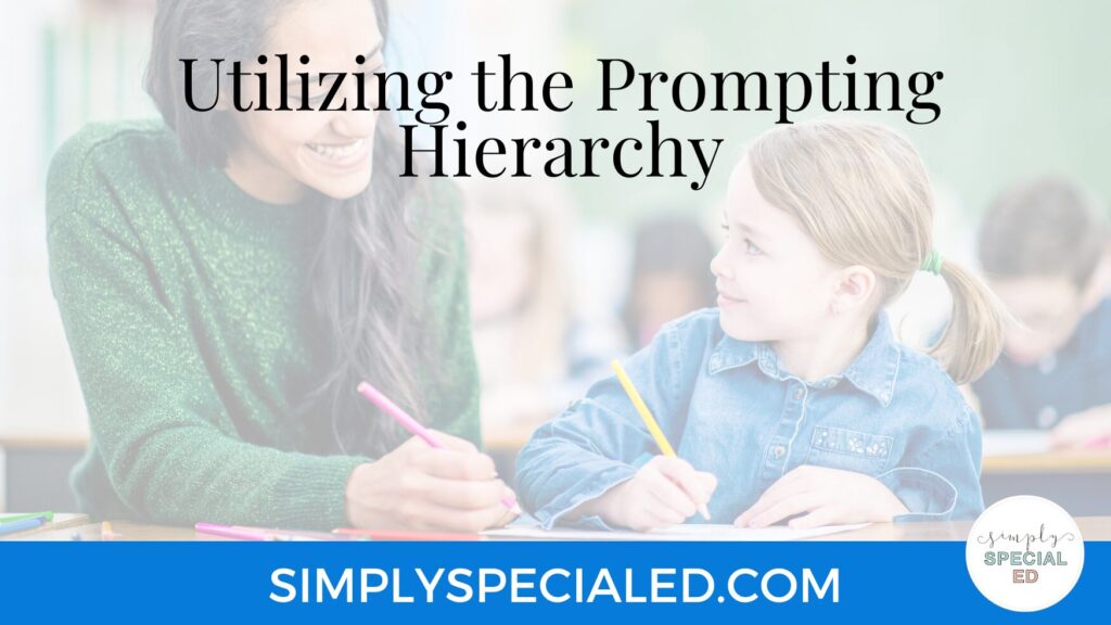 The header that reads "utilizing the prompting hierarchy"