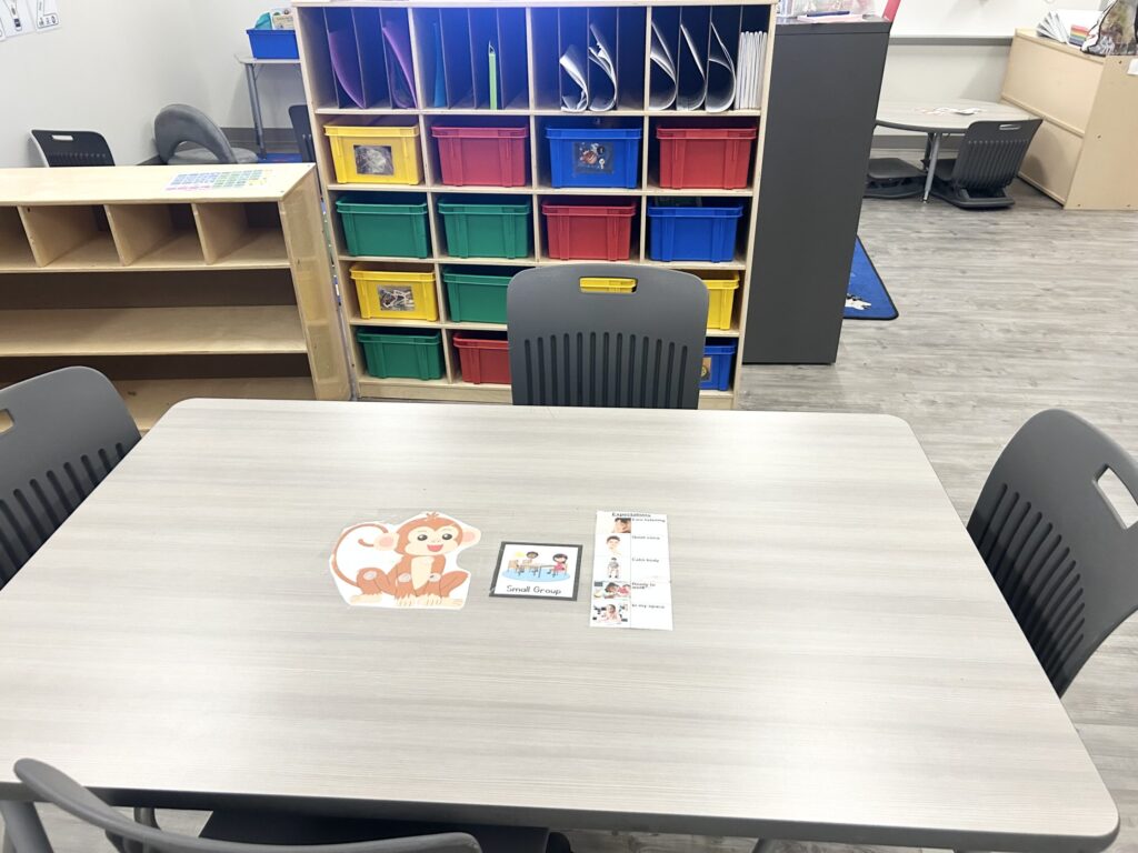 A central table that is used as my para station 