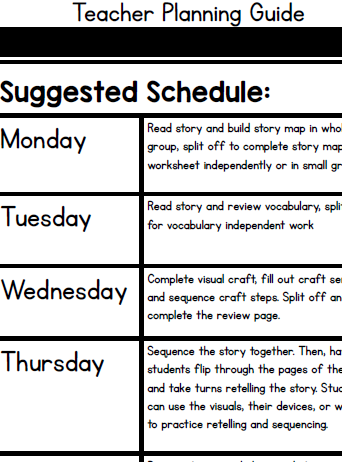 an image of the teacher planning guide