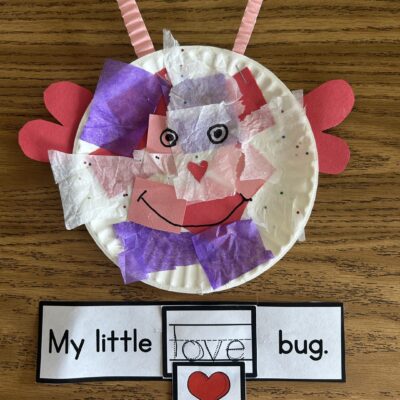 February Visual Crafts for Special Education with Visual Checklists