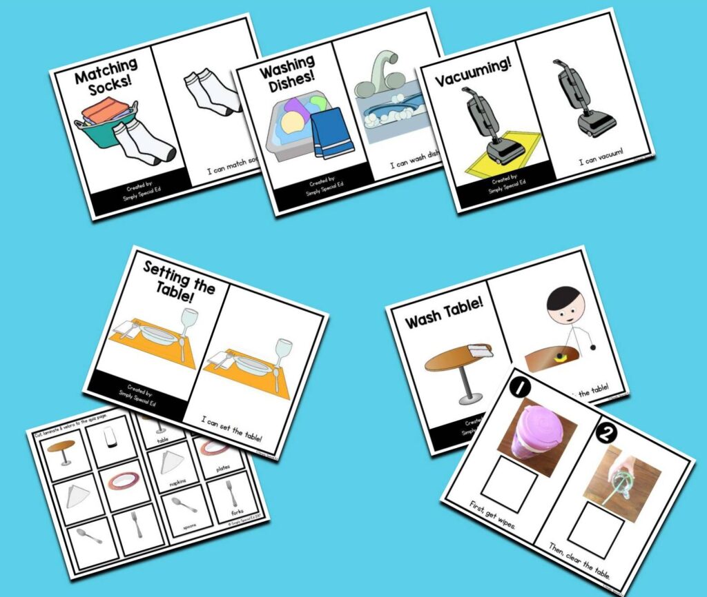 adapted life skills book