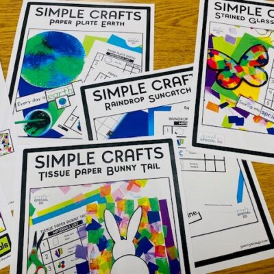 April Visual Crafts for Special Education