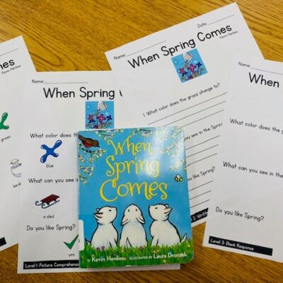 Spring Book Companions for Special Education