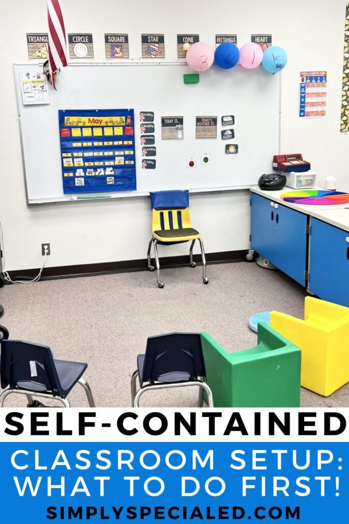 If you’re wondering where to start, here are the first things I recommend focusing on when setting up your self-contained classroom.
