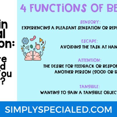 FBA’s in Special Education: What Are They and How Do You Do Them? (A Guide for Special Education Teachers)