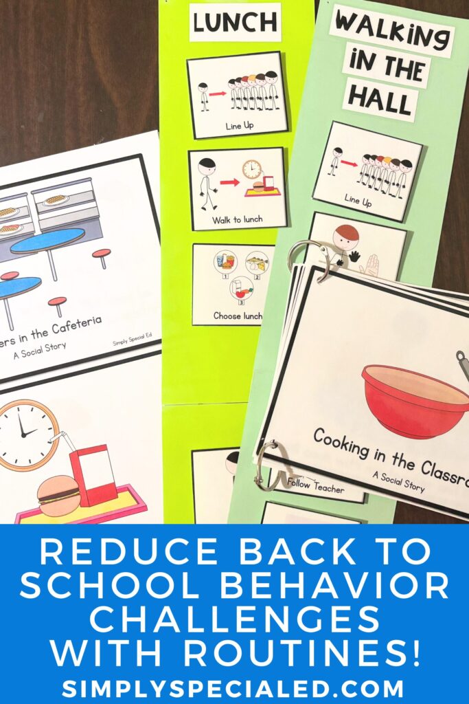 Reducing back to school behavior challenges with predictable routines blog pin