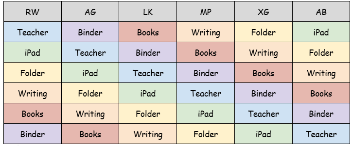 centers schedule