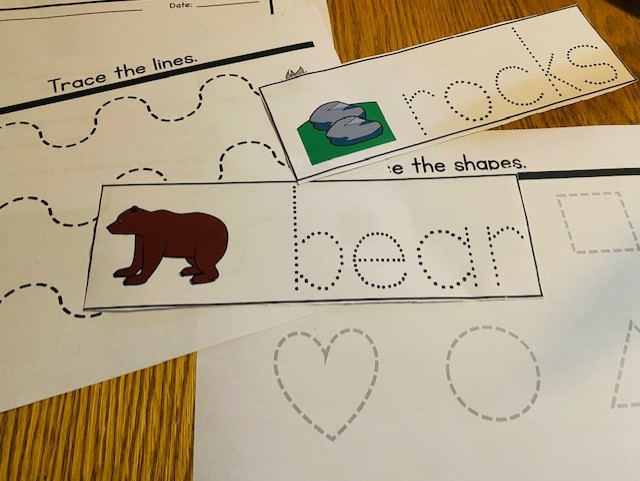 Tracing worksheets