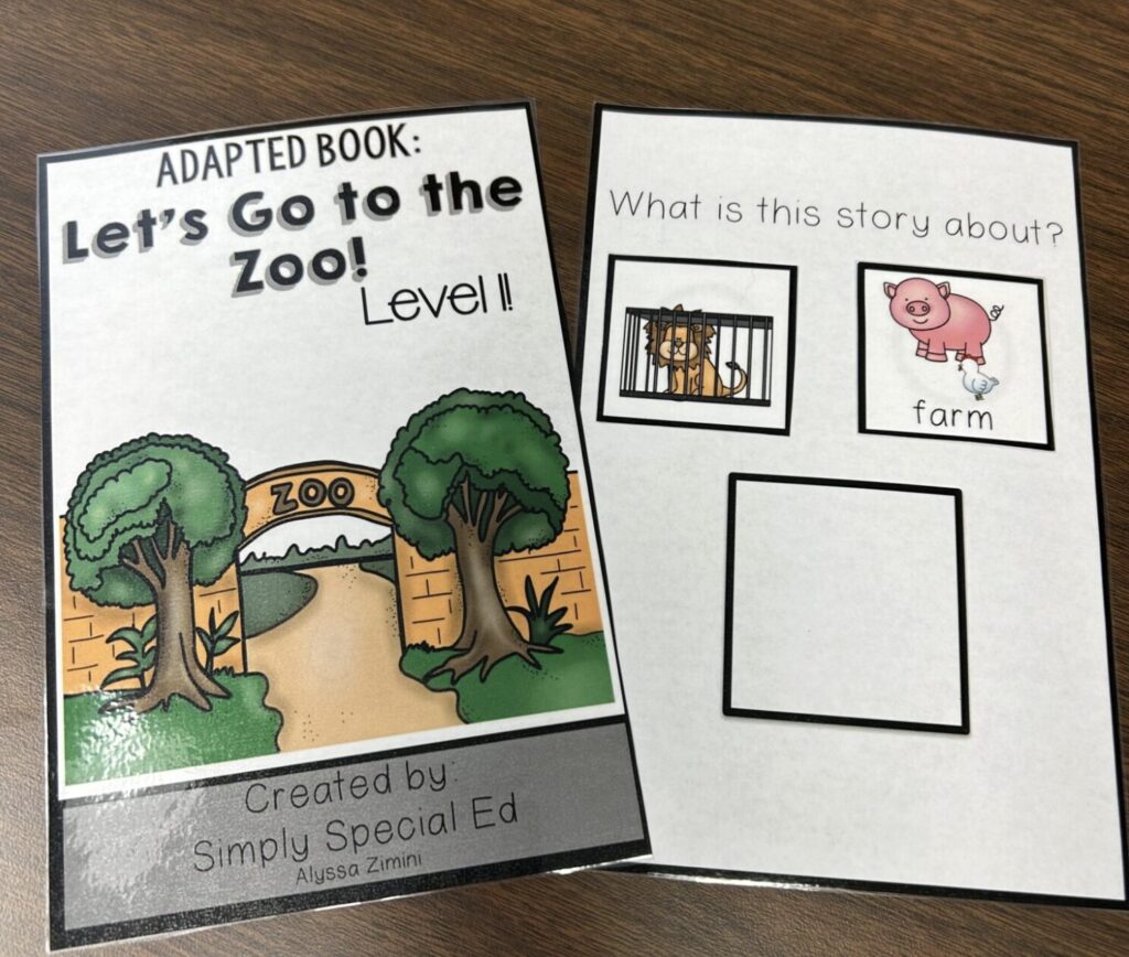 an adpated book about the zoo