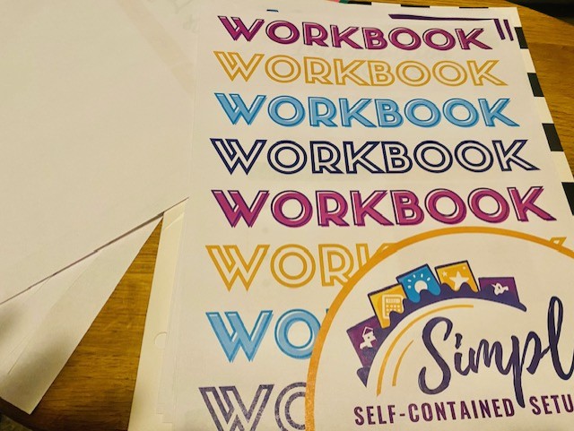 simple self-contained workbook